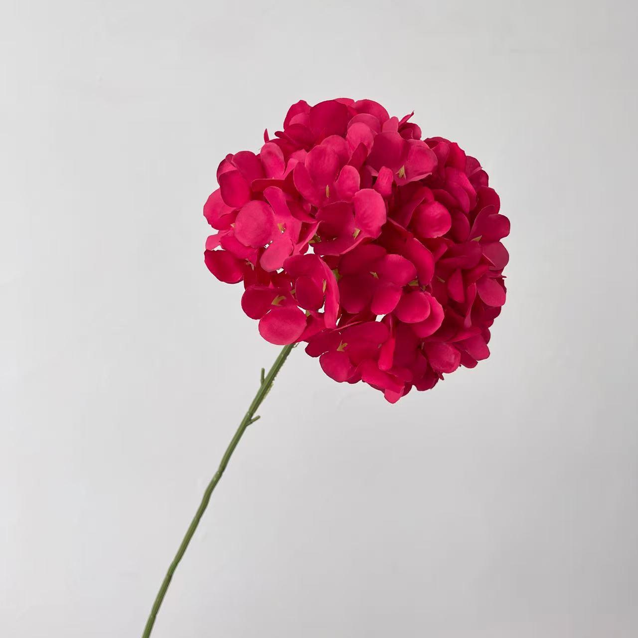 Artificial red hydrangea